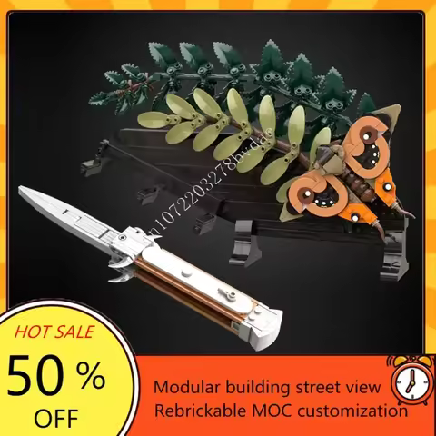 MOC City Ellie's Switchblade Custom Accessories Home Technical DIY Model Custom Puzzle Architecture