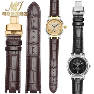 手表带 Original genuine substitute Rossini strap original style men and women 6566 5566 5565 bump leather watch strap