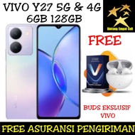 VIVO Y27 5G &amp; 4G 6/128 +EXTENDED RAM 6GB TOTAL RAM 12GB GARANSI RESMI