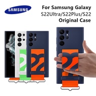 Original Samsung Galaxy S22 Ultra Case with Strap High Quality S22Ultra Silicone Cover Protector For S22+ S22 Plus S22