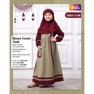 Sale Bianca Nibras Gamis Anak Set Hijab / Gamis Anak Sale Nibras