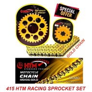 415HDG-122L CT115 CT 115 CT115S MODENAS SPROCKET SET HTM MOMO2020