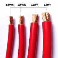 Risin Solar Battery Connection Cable 8/6/4 AWG Terminal Lugs Wire Solar Inverter Dc Battery Connect 