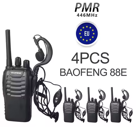 2pcs or 4pcs Wholesale Original Baofeng BF-88E 5km Long Range Walkie Talkie Two Way Radio Channel 16