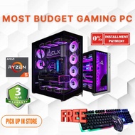 MOST BUDGET NEW AMD RYZEN PC SET -READY STOCK PC PACKAGE/CUSTOMPC NVIDIA/AMD/RTX3060TI/RTX3070/RX580