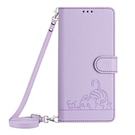 Crossbody Chain HTC U24 Pro HTC U23 Pro U20 Phone Case Flip Leather Case Card All-Inclusive Protecti