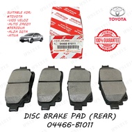 🇲🇾ORI NEW🔥 TOYOTA GENUINE REAR BRAKE PADS FOR TOYOTA VELOZ PERODUA NEW ALZA 2022 ATIVA 04466-B1011