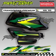 WIN Striping WIN Sticker Variation WIN UV TRANSPARENT CODE 33 PREMIUM MAXDECAL MATERIAL
