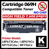 NO CHIP Compatible Laser Toner Cartridge 069 CRG069 069H Canon 069 069 H LBP673Cdw LBP674Cx MF752Cdw