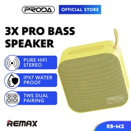 REMAX Speaker Mini Bluetooth Speaker Bluetooth Mini Loud Speaker Wireless Speaker Bass Speaker Waterproof Speker PRRBM2