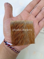 Kulit kijang asli ukuran 6x6cm