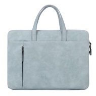Waterproof Pu Leather Laptop Bag 13.3 14 15.6 Inch Notebook Case Sleeve For Macbook Air Pro Computer Briefcase Women Handbag Men