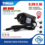 5.2V 2.1A AC/DC Adapter for Xiaomi Mi Box S Gen 2 XMRM-006 MDZ-22-AB TV Box 3 MDZ-28-AA（2nd Gen） And