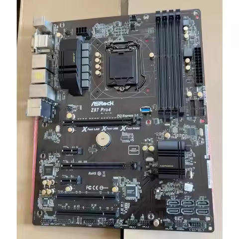 Placa base ASROCK Z87 Pro4 LGA 1151 Intel Z87 DDR3 32GB ATX compatible con i7-4770 i5-4670 i5-4570 i