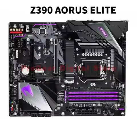 for Gigabyte Z390 AORUS ELITE LGA1151 ATX Motherboard Supports 8th/9th Gen Intel Core