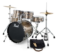 Pearl Roadshow RS525SC/C707 5-Piece Drum Set, Bronze Metallic