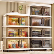 [48H Shipping] Storage cabinet with roller shutter doors, foldable wardrobe for home use, bedroom st