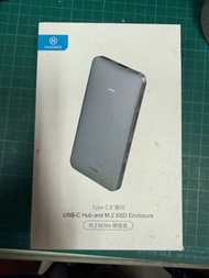 99% New Hagibis TYPE C HUB 連 NVME SSD 硬盤盒