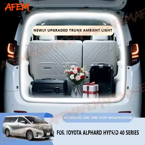 For Toyota Alphard VELLFIRE 20 30 40 Trunk light modification light Atmosphere lights White warm whi