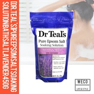 [Dr.Teal's]Pure Epsom Salt Soaking Solution Bath Salt LAVENDER 450g