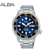 Alba Watch 💯(Ori) AL4341X Men Automatic Stainless Steel Strap / Men Watch / Jam Tangan Lelaki / Jam 