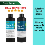 Agro Farm Pati Baja AB Untuk Semua Jenis Tanaman / Baja A / Baja B / Baja Hydroponik / Baja Hydropon