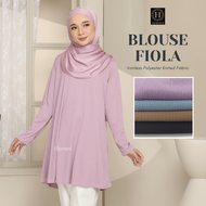 HERNES BLOUSE FIOLA BAJU IRONLESS BLOUSE MUSLIMAH BLOUSE PLEATED TSHIRT MUSLIMAH BLOUSE LABUH BLOUSE