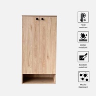 [Preorder] VHIVE Kyoto 60cm Shoe Cabinet - 2 Doors Oak Tall Storage Rack Cupboard 7 Tiers