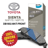 Original Bendix [DB1802MKT]  Front Brake Pad - Toyota Sienta