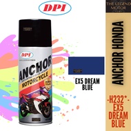ANCHOR H232* H232 EX5 DREAM Blue Biru Motorcycle Series Can Spray Paint Cat Spray Tin 100% Original Honda EX5 DREAM C70