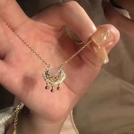 Hot Selling Necklace Benefit Model Lotus Chinese Style Butterfly Peace Ins Student Necklace Simple B