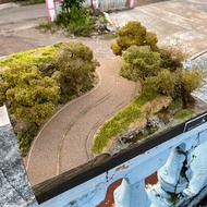 Diorama Diecast 1:64 Jalan Aspal Gunung