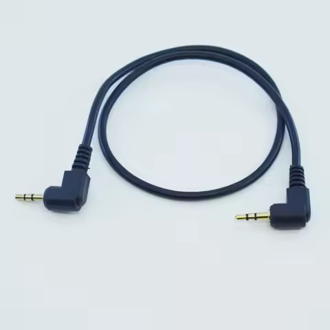 1pc Right Angle 30cm 2.5mm Stere Male to 2.5mm Male Aux Audio Adapter Cable Item No.: 4-0379