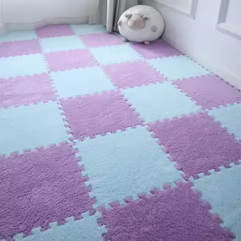 10/20Pcs Soft Plush Carpet Activities for Baby Game Carpet Kids Pad EVA Foam Children's Carpet Baby