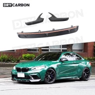 On sale Carbon Fiber Front Bumper Lip Spoiler Splitters for BMW F87 M2 M2C Competition 2018-2020 Bum