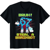 Bruh 67 Six Seven 6-7 Funny Brainrot Meme for Kids Teens T-Shirt