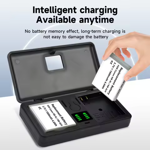 NB-6L NB6L NB 6L Battery+LED Fast Charge For Canon IXUS 95IS 105 300HS 310HS 210IS SX600 SX280 SX275