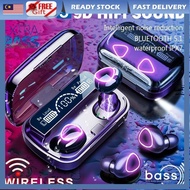 The ShopKl 【Alpha Borong】TWS Bluetooth Earphone M10 Wireless Earbuds 9D Stereo Bass Earbud Game Head