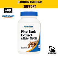 Nutricost, Pine Bark Extract, Dietary Supplement, Vegan, Non-GMO, Gluten-Free 6,000 mg, 180 Capsules