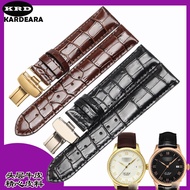 Kdr Genuine Leather Strap Alternative Tissot T41 Leroc PRC200/T461 T006 Dedicated Men's Watch Strap