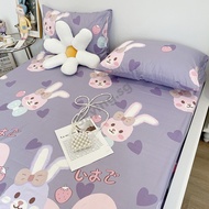 Skying.Sg  Fitted Bedsheet Only Kid Cute Cartoon Bed Sheet Dinosaur Pattern Mattress Cover Single Queen King Size Mattress Protector Cadar Cartoon Bed Sheet IKHQ