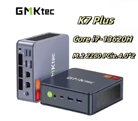 GMKtec K7 PLUS Intel i7-13620H MINI PC Windows11Pro DDR5 32GB 1TB NVME SSD PCie4.0 WIFI6 BT5.2 Deskt