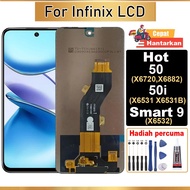 LCD Original Infinix Hot 50i X6531 X6531B Smart 9 c Hot 50 5G X6720 Hot 50 4G X6882 LCD