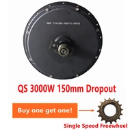 【hot】♚❡ NBpower/QS205 50H V3 48-96v 3000W Motor Electric BLDC Spoke Hub (50H) 150mm Dropout Ebike Rear