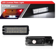 For Seat Ibiza IV 6J V Leon 2 1P 3 5F Altea XL Van 5P Exeo 3R5 3R9 Led License Plate Lights Auto Tag
