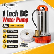REAIM Water Pump 12V Submersible Water Pump 1INCH Deep Well Water Pump 12v Water Pump