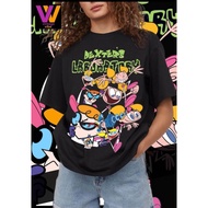 Anime Dexter's Laboratory Dexter's Laboratory Pattern Printed Men's Cotton Round Neck Short Sleeve T
