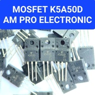 Tr mosfet k5a50d 5a 500v original fet k5a50d mosfet 5a50 small body