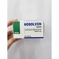 HOVID HOSOLVON 8MG 10X10TABLET (BROMHEXINE 8MG)