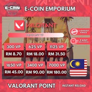 [Malaysia Region Only] 🔥 Valorant Point 🔥 No Need Login/Password Cheap Murah Premium  | E-Coin Emporium